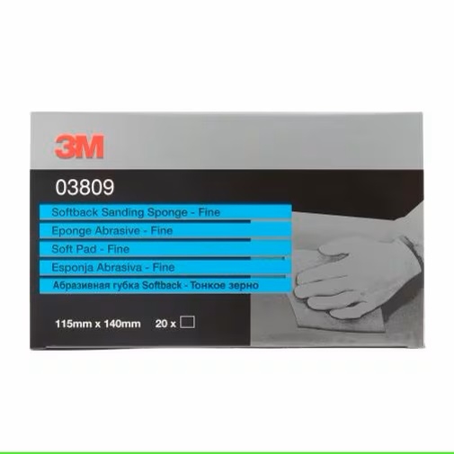 ESPONJA ABRASIVA 03809 FINO140mm x 115mm x 5mm