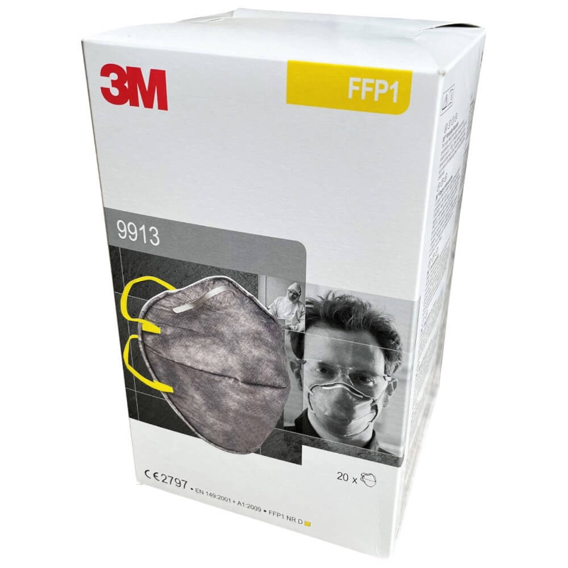 3M CAJA 20 UDES MASCARILLA DESECHABLE 9913 FFP1 S/VALVULA
