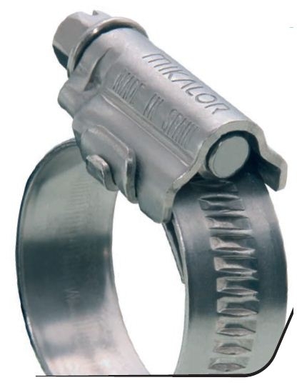 ABRAZADERA SINFIN DIN-3017S Ø110-130 W1 ACERO