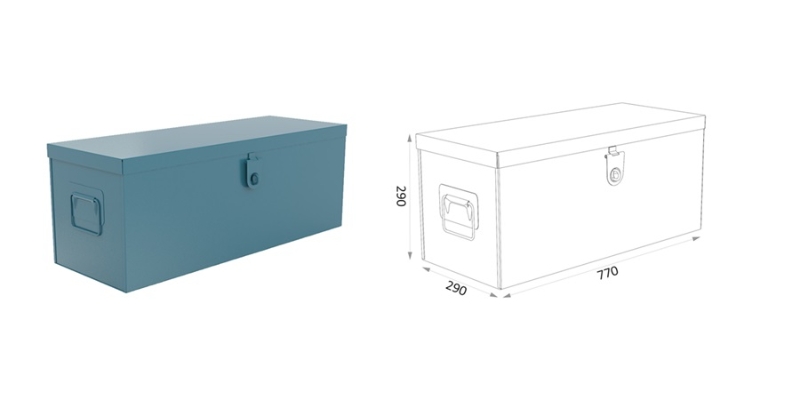 HECO 138.6 CAJA ARCON METALICO 770X290X290mm