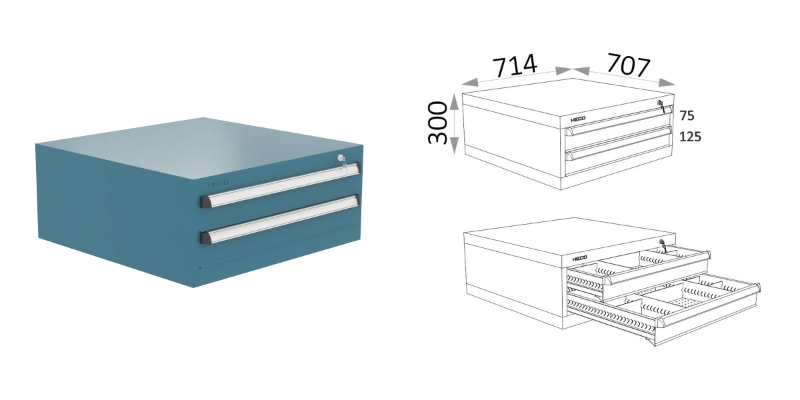 HECO 113.2 CAJON PARA BANCO