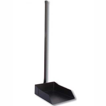 RECOGEDOR P/LARGA REFORZ LACADO NEGRO