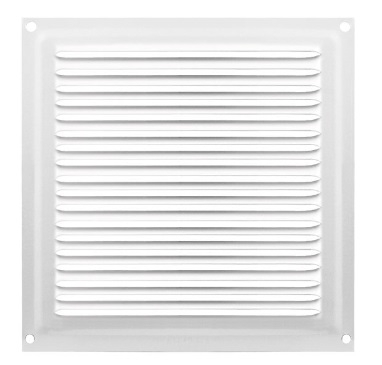 REJILLA 20X20 CM. LACADA BLANC