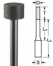 DZY-A 2,0-4 D126 M3  // MUELA DIAMANTE CILINDRICA