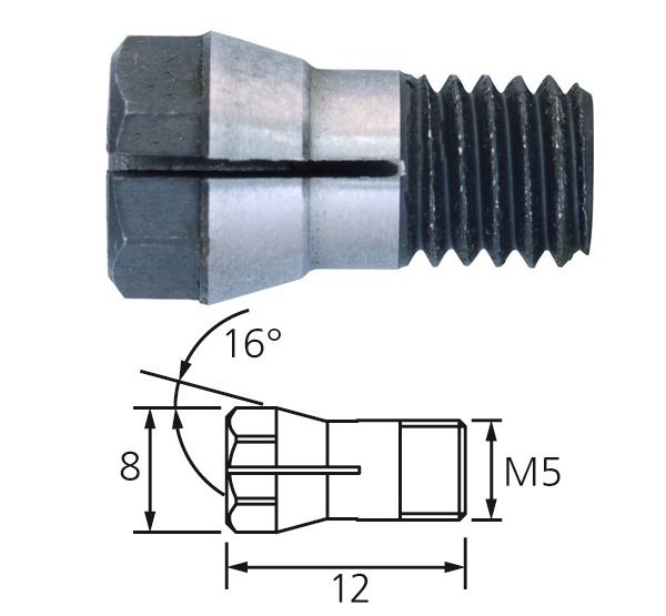 PINZA-01 SPZ Ø3mm 4701601 M-5 //  PINZA