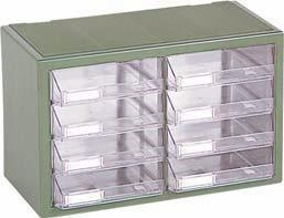 MODULO PLASTICO NEGRO MULTIBOX MB-212 32.5x20.5x17cm 8 CAJONES