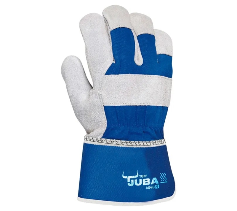 GUANTE CUERO-LONA S/REF. L (T-9) (404B)