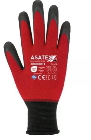 GUANTE NYLON NTRILO ROJO 4121A EN407 G18