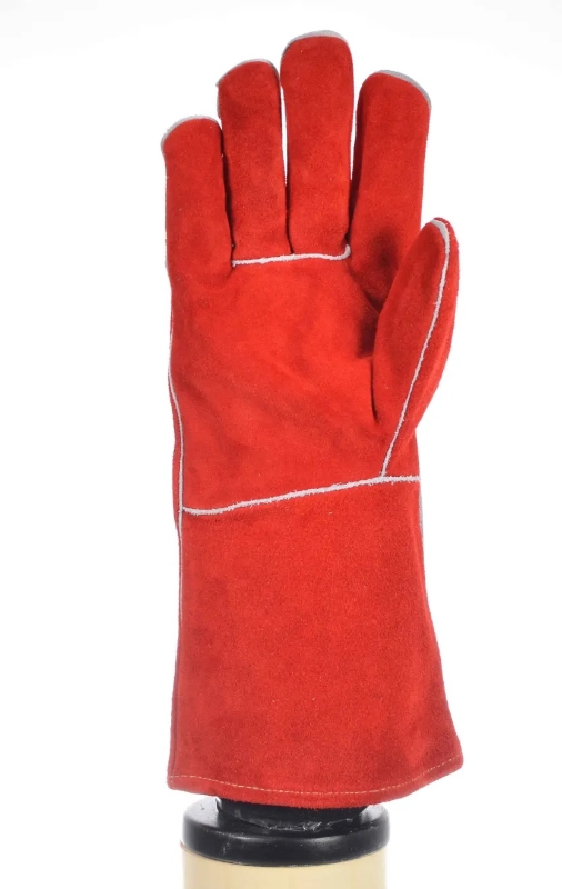 GUANTE SOLDAR MIG ROJO 34cm L (T-9)(910)