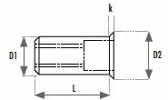 REMACHE GMB P/Q ALU M6X9X15.5