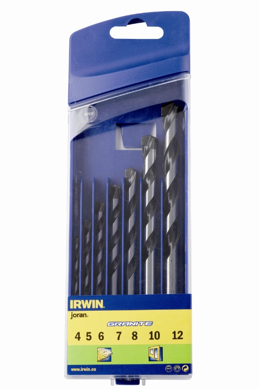 JUEGO BROCAS WIDIA JORAN HORMIGON Ø4-12mm 7 PIEZAS