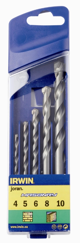 JUEGO BROCAS WIDIA JORAN HORMIGON Ø4-10mm 5 PIEZAS