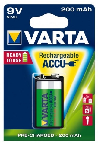 PILA RECARGABLE READY 2 USE V7/8H 9V 200mA (BLISTER 1 UNIDAD) PETACA
