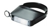 LUPA BINOCULAR CABEZA 2 LENTES 2.2X-3.3X-4.8X