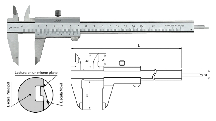 MITUTOYO CALIBRE PIE REY 530-104  0-150mm LECTURA 0.05mm