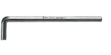 950 L 6x180mm LLAVE ALLEN LARGA CROMADO MATE