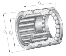 NX 35  //  RODAMIENTO AGUJAS COMBINADOS