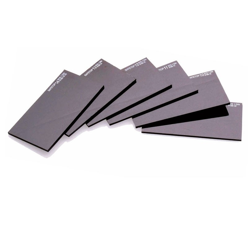 CRISTAL INACTINICO 108X51mm TONO-10 SOLDADURA