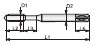 M.MAQ. PS/2 LH DIN 371 M-4 x 0,7 6H HSSE
