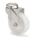 ARSA 49704 RUEDA Ø75x32mm GIRAT PAS.INOX NYL.BLANCO B.LISO S/P.LAT