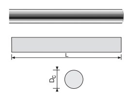 BARRITA MD INTEGRAL REDONDA Ø3x100mm