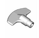 LLAVE PULSADOR TRIANGULAR - ZAMAK -