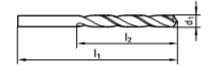 NR 5516 Ø08.50 BROCA VHM DIN-6539 EXT.CORT