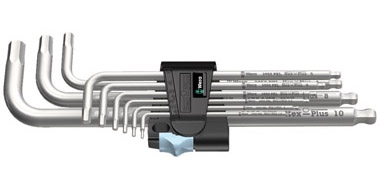 3950/9 PKL JUEGO 9 LLAVES ALLEN INOXIDABLE (1.5-10) ESPECIAL INOX