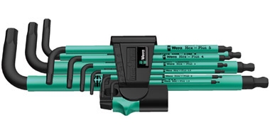 950 SPKL/9 SM N JUEGO 9 LLAVES ALLEN LARGAS BOLA (1.5-10) BLACK LASER