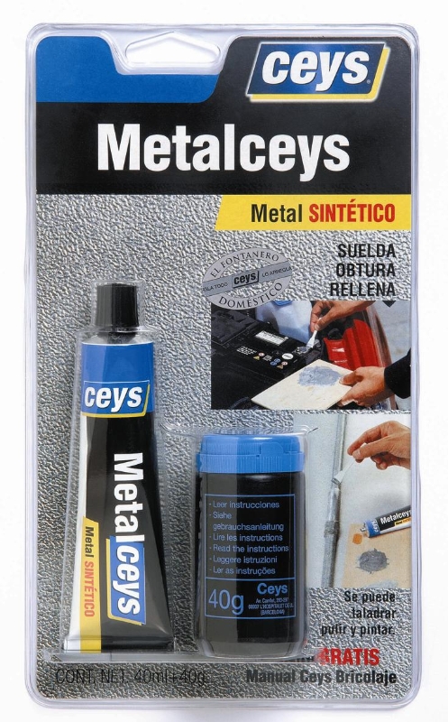 CEYS METALCEYS BLISTER 2 COMPONENTES 40ml+40 gr