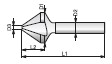 AVELLANADOR DIN 334C HSSE 60º Ø12,5