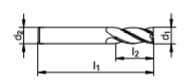 5556 Ø12x45/150mm FRESA FRONTAL 4C S/EX.L MD INTEGRAL