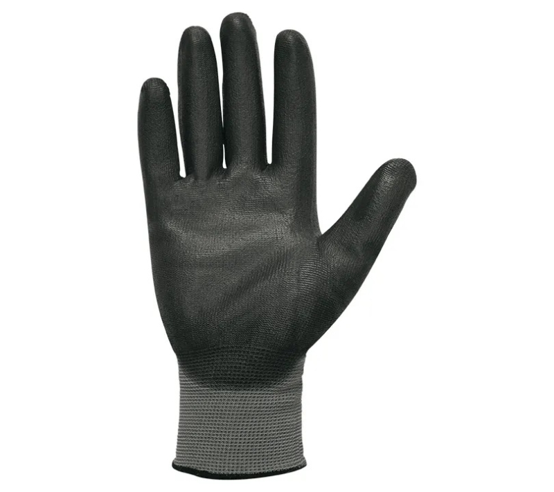 GUANTE POLIESTER CON PALMA ECO-PU S (T-7)