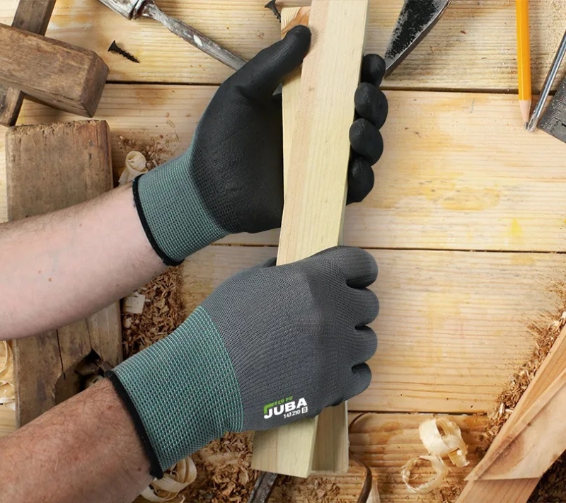 GUANTE POLIESTER CON PALMA ECO-PU XL (T-10)