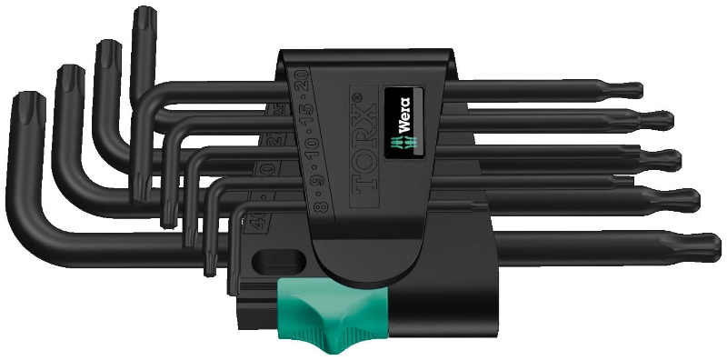 967 PKL/9  JUEGO 9 LLAVES TORX (TX8-TX40)