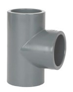 TE PVC 90º GRIS (*) 16