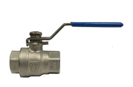 VALVULA INOX-316 2 PZS. 3/4