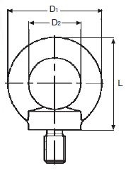 CANCAMO ELEVACION MACHO DIN-580 M-06