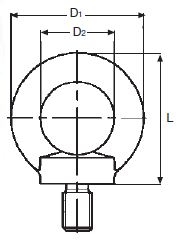 CANCAMO ELEVACION MACHO DIN-580 M-27