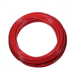 ROLLO TUBO POLIUR. 98S 5,5x8 ROJO 100 mt