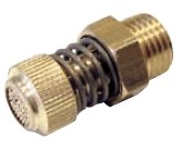 SILENCIADOR BRONCE SVE 1/8 REGULABLE C/MUELLE