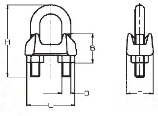 SUJETACABLES GALV 3/16 (5) DIN-741