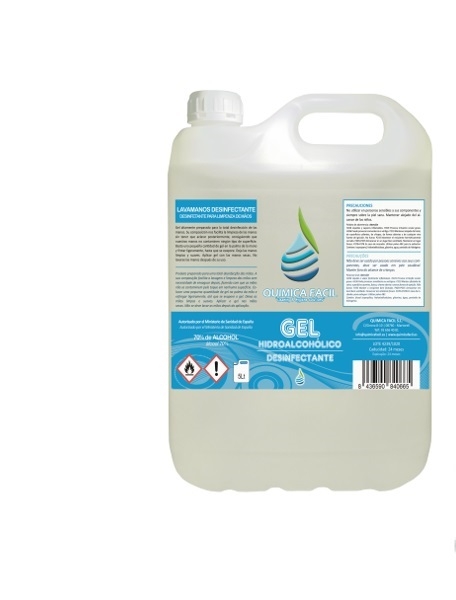 GEL MANOS HIDROALCOHOLICO  5 LT