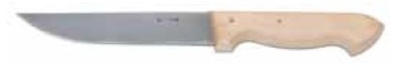 CUCHILLO DEGOLLAR CORDEROS MANGO HAYA 18 cm HOJA ACERO AL CARBONO