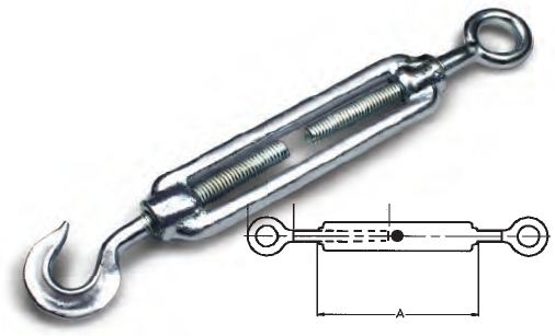 TENSOR GANCHO/ANILLA 3/16 (M5) DIN-1480