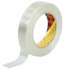 CINTA POLIESTER REFORADA MALLA 19mm X 50mt