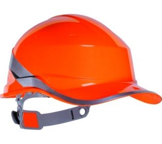 CASCO SEGURIDAD BASEBALL NARANJA FLUOR C/REFLECT.