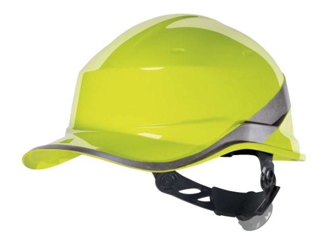 CASCO SEGURIDAD BASEBALL AMARILLO FLUOR C/REFLECT.