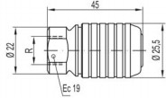 ENCHUFE RAPIDO INOX IMOPAC CD 25X