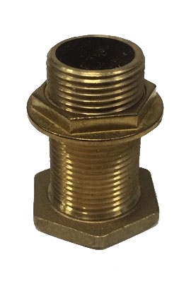 RACOR URALITA CON TUERCA LATON 1"